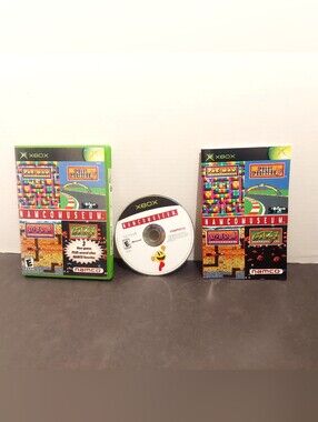 Xbox Namco Museum Video Game 2002 Rated E Pac Man Dig Dug Galaga Original Xbox